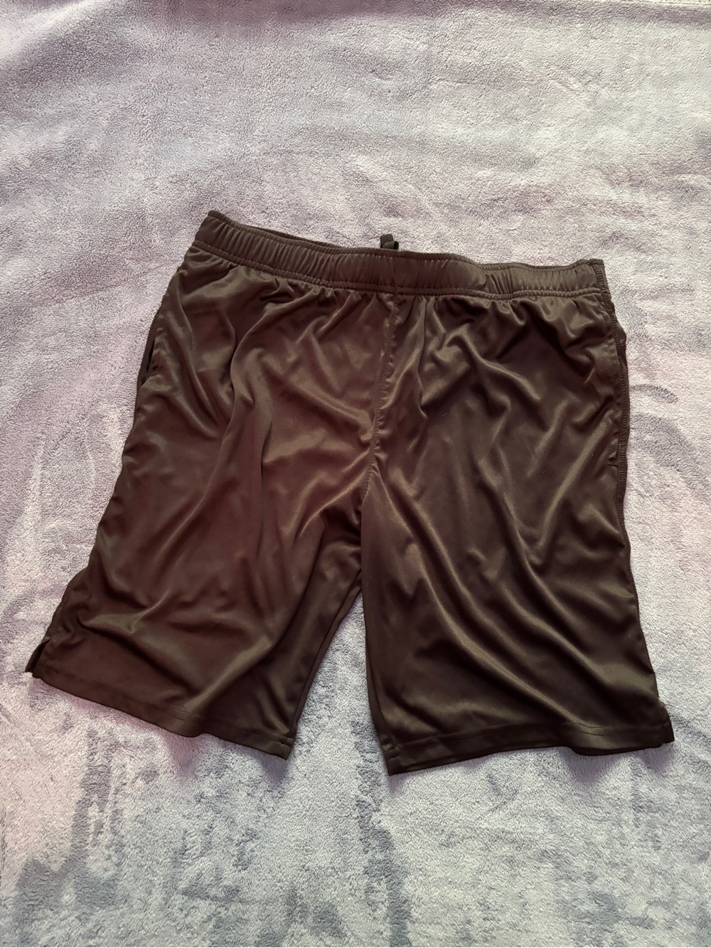 Youth Athletic Works Black Training Shorts with Drawstring